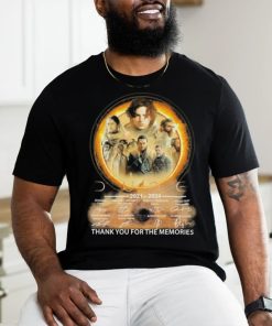 Dune 2 2021 2024 Thank You for The Memories Signatures Shirt