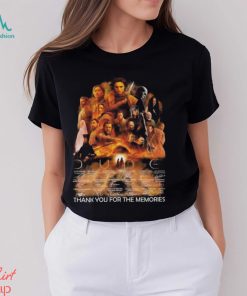 Dune Movie Fan Thank You For The Memories Signatures Shirt