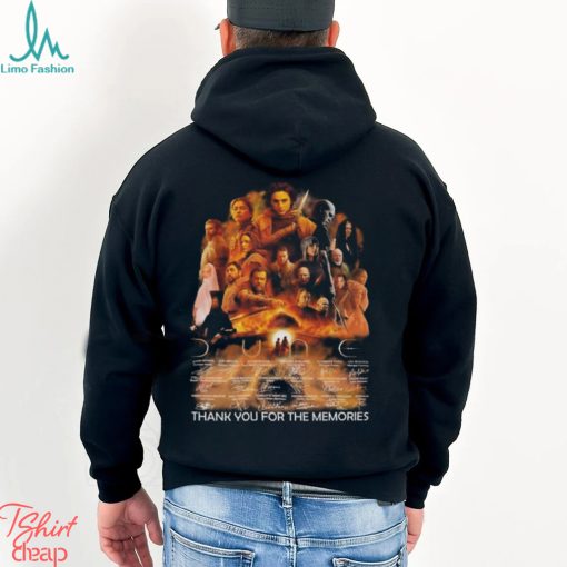 Dune Movie Fan Thank You For The Memories Signatures Shirt