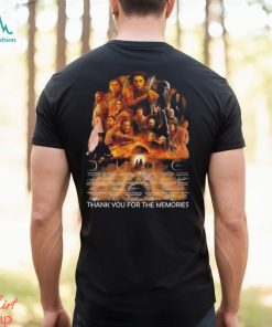 Dune Movie Fan Thank You For The Memories Signatures Shirt