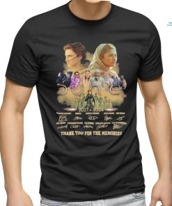 Dune Thank You For The Memories Movies From 2021 To 2024 T Shirt