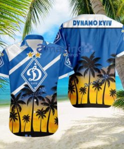 Dynamo Kyiv FC Logo Button Down Hawaiian Shirt Hip Summer Trend