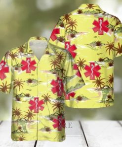 EMT Yellow Hawaiian Shirt Gift Ideas For Summer