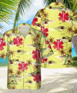 EMT Yellow Hawaiian Shirt Gift Ideas For Summer