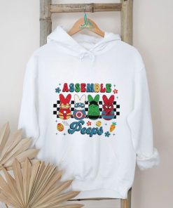 Easter Peeps Superheroes Bunny Characters Assemble Peeps shirt