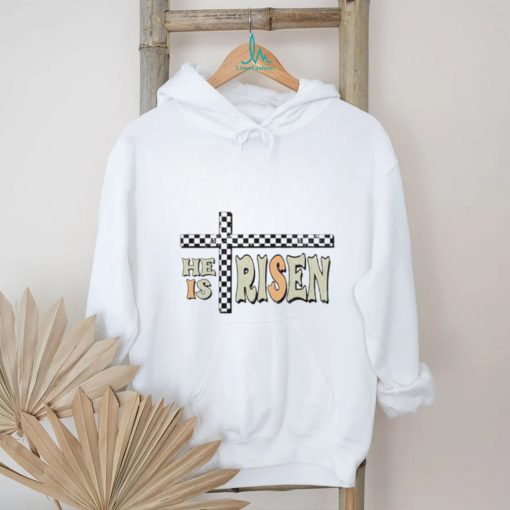 Easter he is Risen Christian Cross shirt