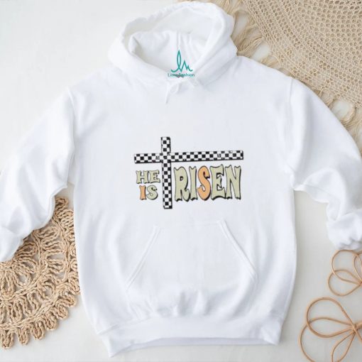 Easter he is Risen Christian Cross shirt