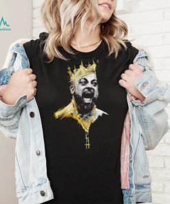 Eddie Kingston professional wrestler scream crown portrait shirt