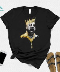 Eddie Kingston professional wrestler scream crown portrait shirt