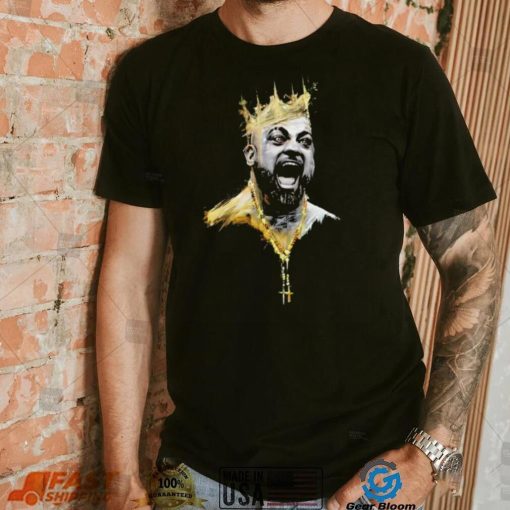 Eddie Kingston professional wrestler scream crown portrait shirt