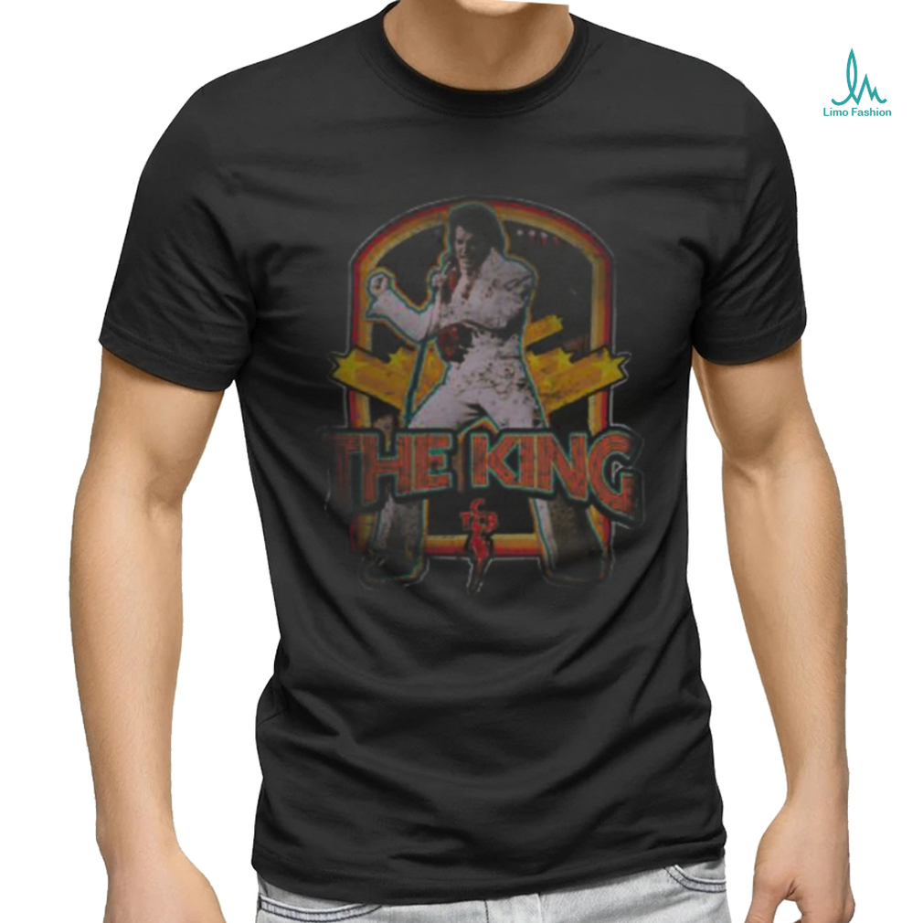 Elvis Distressed King Brand A Transparen T shirt Elvis Distressed King Brand A Transparen T shirt