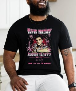 Elvis Presley August 16 1977 Thank You For The Memories T Shirt