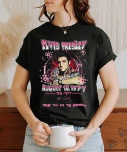 Elvis Presley August 16 1977 Thank You For The Memories T Shirt