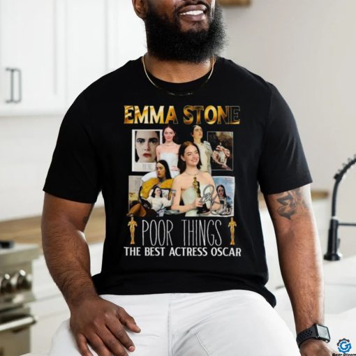 Emma Stone Poor Things The Best Actress Oscar T Shirt
