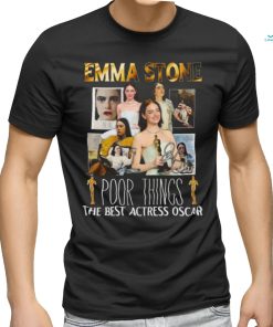 Emma Stone Poor Things The Best Actress Oscar T Shirt