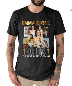 Emma Stone Poor Things The Best Actress Oscar T Shirt