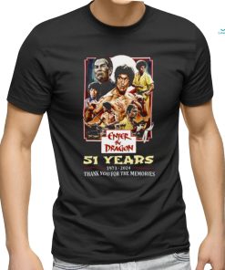 Enter The Dragon 51 Years Of 1973 2024 Thank You For The Memories T Shirt