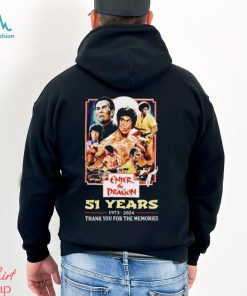 Enter The Dragon 51 Years Of 1973 2024 Thank You For The Memories t shirt