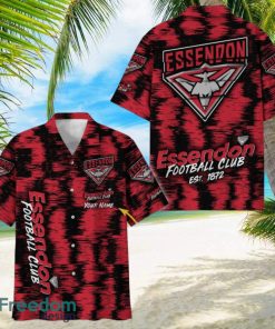 Essendon Bombers AFL Hawaiian Shirt Trending Design Custom Name
