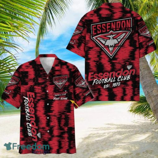 Essendon Bombers AFL Hawaiian Shirt Trending Design Custom Name