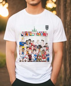 Euro 2024 All Team In Cartoon Style The Field Is Complete Unisex T Shirt
