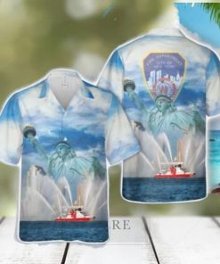 FDNY Boat New York City Fire Department Hawaiian Shirt