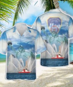 FDNY Boat New York City Fire Department Hawaiian Shirt