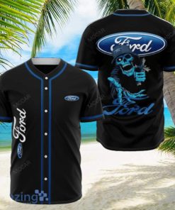 FORD And Skull Jersey Baseball Shirt Style Gift Shirt