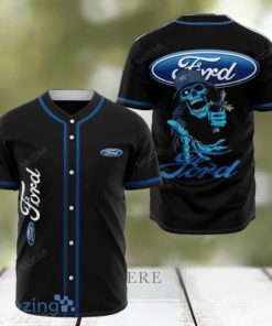 FORD And Skull Jersey Baseball Shirt Style Gift Shirt