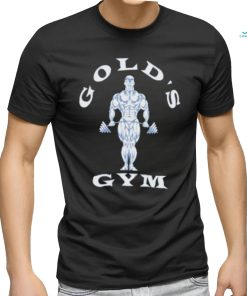 Faded Black Golds Gym 90′ vintage shirt