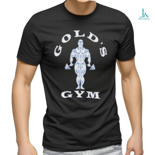 Faded Black Golds Gym 90′ vintage shirt