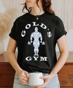 Faded Black Golds Gym 90′ vintage shirt
