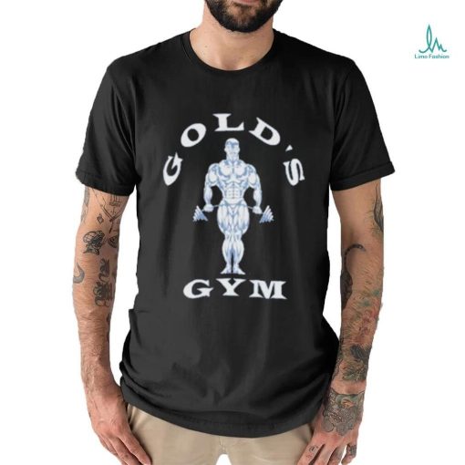Faded Black Golds Gym 90′ vintage shirt