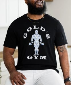 Faded Black Golds Gym 90′ vintage shirt