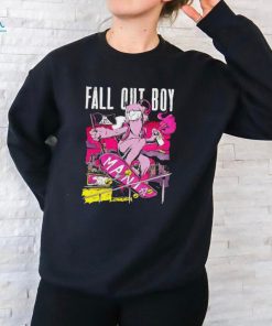 Fall Out Boy Skating Llama Muscle shirt