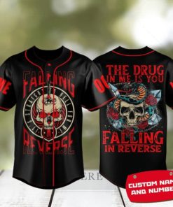 Falling In Reverse The Drug In Me Is You Custom Baseball Jersey