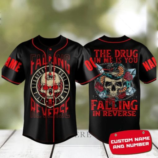 Falling In Reverse The Drug In Me Is You Custom Baseball Jersey