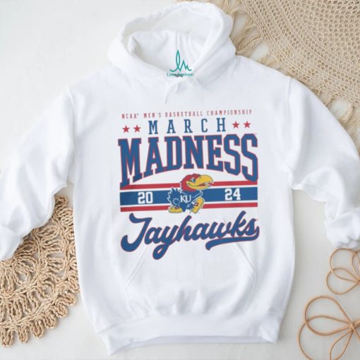 Fanatics Branded Kansas Jayhawks 2024 NCAA Men’s Basketball Tournament March Madness T Shirt