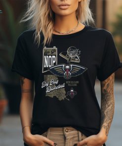 Fanatics Branded Navy New Orleans Pelicans Split Zone T Shirt