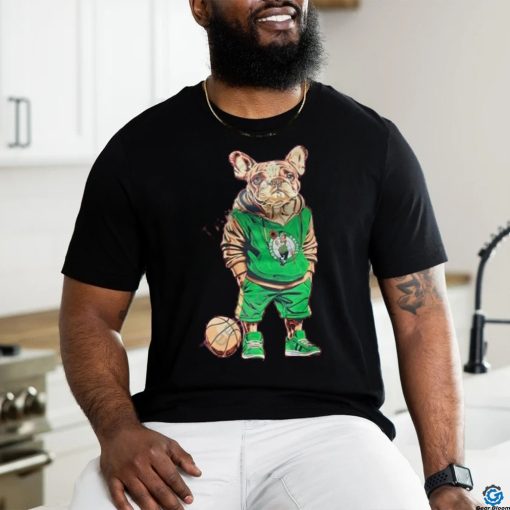 Fchwpo Bulldog Wearing Celtics Boston New Shirt