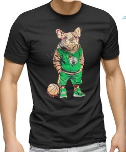 Fchwpo Bulldog Wearing Celtics Boston New Shirt