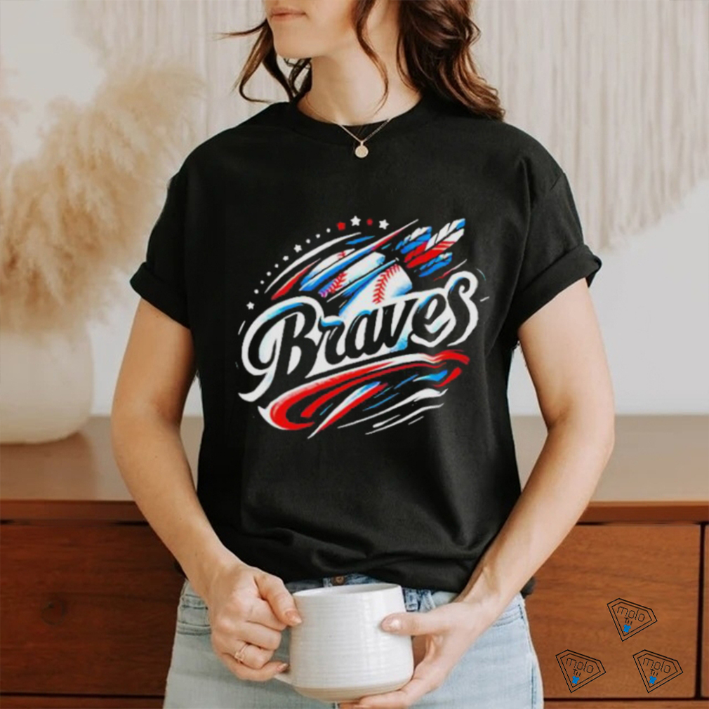 Feathers Braves Baseball Mlb Team Shirt Feathers Braves Baseball Mlb Team Shirt