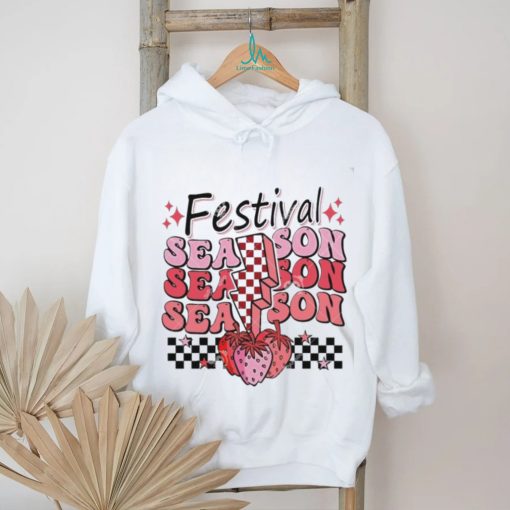 Festival Season Strawberry Checkered Lightning Twinkle shirt