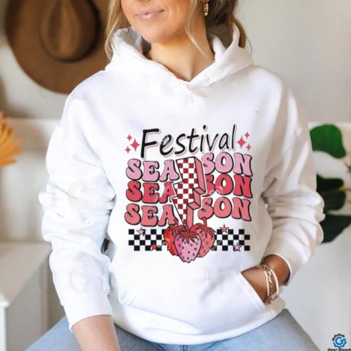 Festival Season Strawberry Checkered Lightning Twinkle shirt