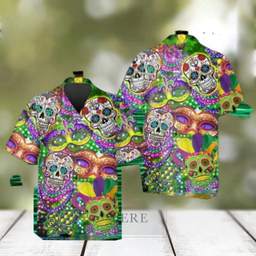 Festival Sugar Skull Hawaiian Shirt Style Gift