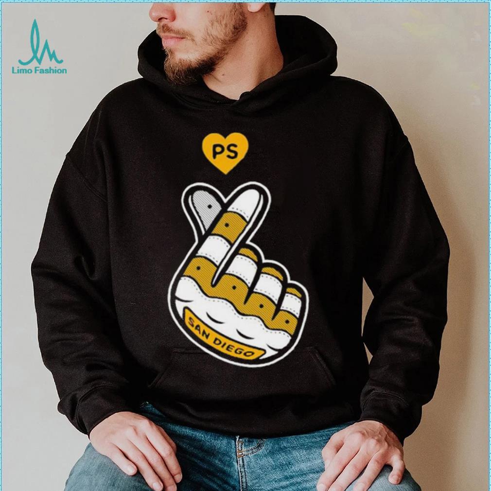 Finger heart PS San Diego Padres 2024 shirt Finger heart PS San Diego Padres 2024 shirt
