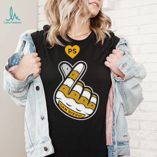 Finger heart PS San Diego Padres 2024 shirt