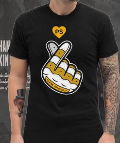 Finger heart PS San Diego Padres 2024 shirt