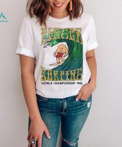 Finger surfing world Championship 1986 funny shirt