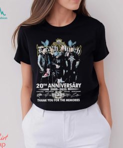 Five Finger Death Punch 20th Anniversary 2005 2025 Thank You For The Memories Signatures T shirt
